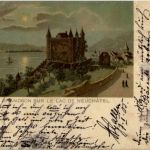 Chateau Grandson sur le Lac de Neuchatel