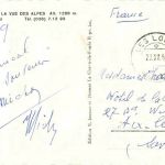 Massif du Mt. Blanc depuis la Vue des Alpes