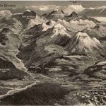 Panoramakarte Gruyeres Bulle