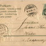 St. Gallen - St. Georgen Prägekarte