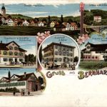 Gruss aus Bernhardzell - Litho