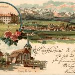 Gruss aus Herisau - Litho