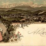 Gruss aus Herisau - Litho