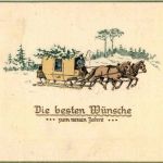 Postkutsche - Neujahr