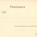 Briefträger Litho