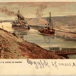 Suez Canal - Litho 1912