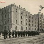 Zürich Kaserne mit Soldaten