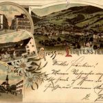 Gruss aus Lichtensteig - Litho