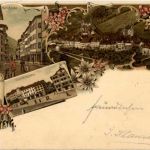 Gruss aus Lichtensteig - Litho