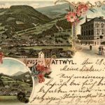Gruss aus Wattwil - Litho