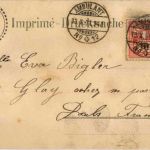 Souvenir de la Chaux de Fonds - Litho mit Glitter