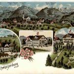 Gruss aus Schwarzenberg - Litho