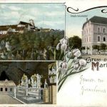 Gruss aus Mariastein - Litho