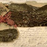 Gruss aus Langenbruck - Litho