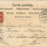 Gruss aus Langenbruck - Litho