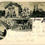 Gruss aus Mariastein - Litho