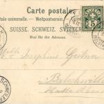 Gruss aus Mariastein - Litho
