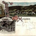 Gruss aus Mariastein - Litho