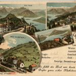 Gruss vom Rigi - Litho