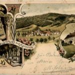 Gruss aus Mariastein - Litho