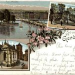 souvenir de Geneve - Litho
