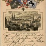 Gruss aus St. Gallen - Litho