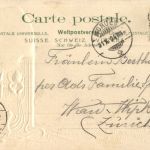 Morges - Prägekarte - Litho