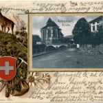 Appenzell - Prägekarte - Litho