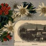 Lausanne - Prägekarte -