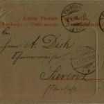 Souvenir de Fribourg - Prägekarte