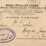 Furka - Vorläufer 1896