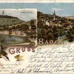 Gruss aus Baden - Litho