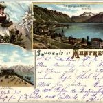 Souvenir de Montreux - Litho