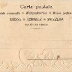 Souvenir de Geneve - Litho - Prägekarte