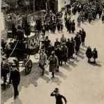 Belfort - Funerailles de aviateur Pegoud 1915