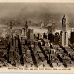 New york from airplane