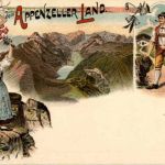 Gruss aus dem Appenzeller Land Litho