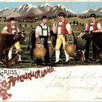 Gruss aus dem Appenzeller Land Litho
