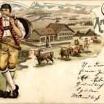 Gruss aus dem Appenzeller Land - Litho