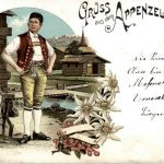 Gruss aus dem Appenzellerland - Litho