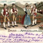Gruss aus dem Appenzellerland - Litho