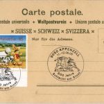 Gruss aus Appenzell Land - Sonderstempel Rückseite