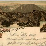 Gruss vom Säntis - Litho