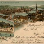 Gruss aus Zürich - Litho