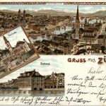 Gruss aus Zürich - Litho