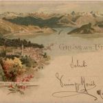 Gruss aus Vitznau - Litho