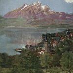 Weggis -Künstlerkarte