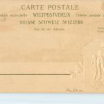 Gruss aus Weggis - Litho - Prägekarte