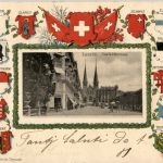 Luzern - Seefeldstrasse - Litho - Prägekarte