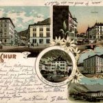 Gruss aus Chur - Litho